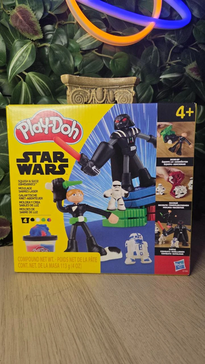 Play-Doh Star Wars - Moulage Sabres Laser & Figurines Dark Vador Luke Skywalker